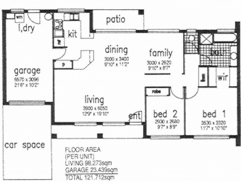 112/97 Edmund Rice Drive, Southport QLD 4215 Floorplan