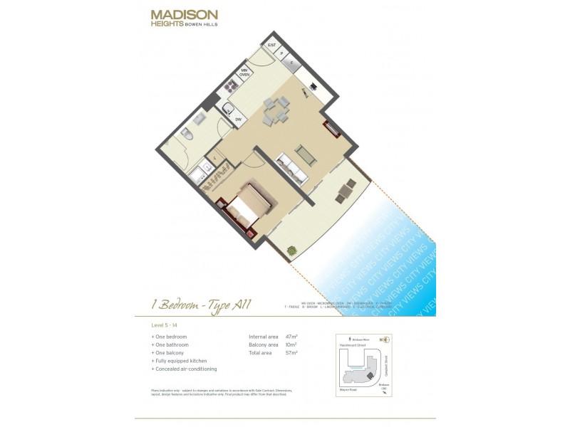 1434/35 Campbell Street, Bowen Hills QLD 4006 Floorplan