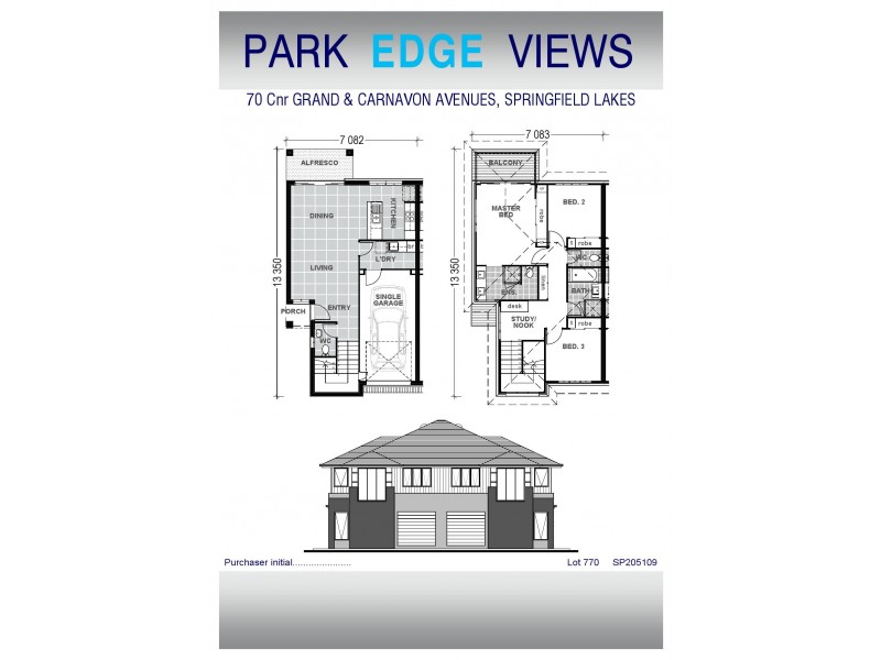 14X Lincoln Parade, Springfield Lakes QLD 4300 Floorplan