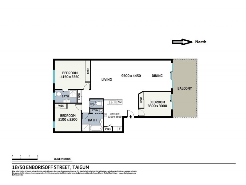 18 50 Enborisoff St, Taigum QLD 4018 Floorplan