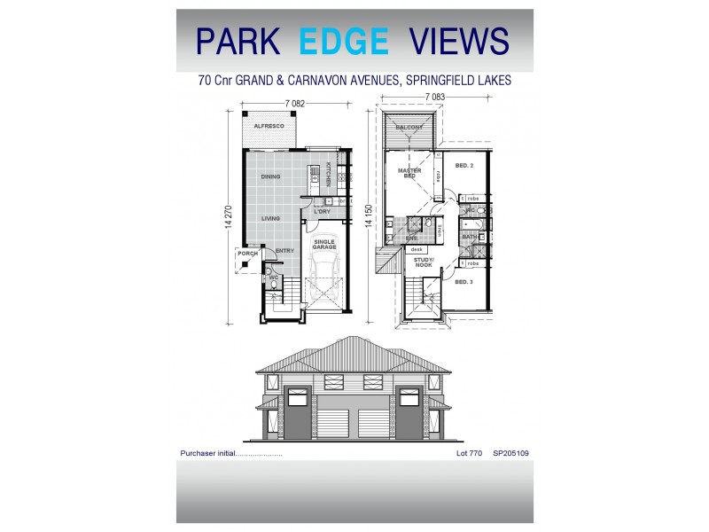U55/14 Lincoln Parade, Springfield Lakes QLD 4300 Floorplan
