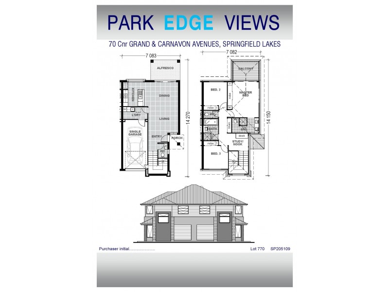 U56/14 Lincoln Parade, Springfield Lakes QLD 4300 Floorplan