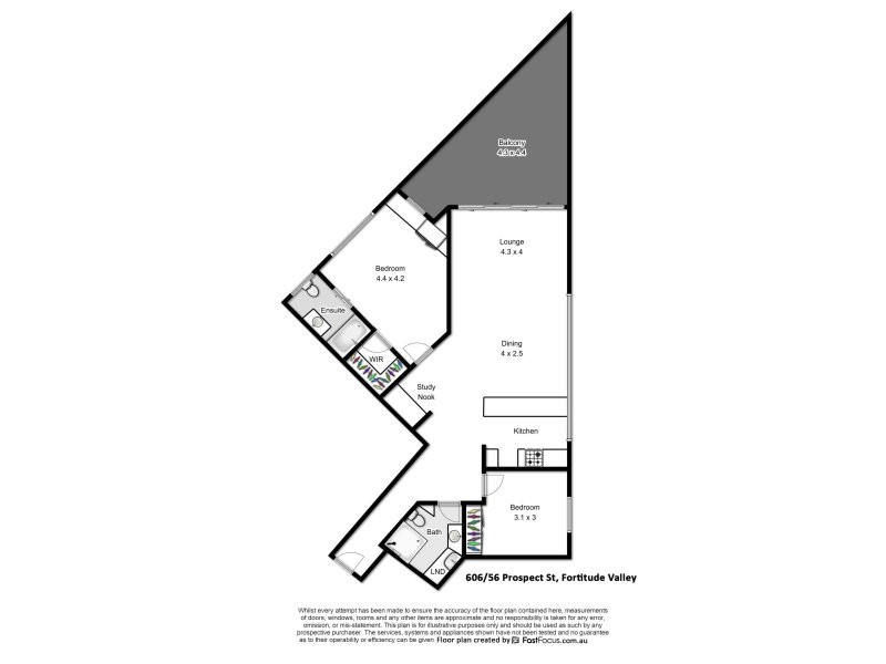 Fortitude Valley QLD 4006 Floorplan