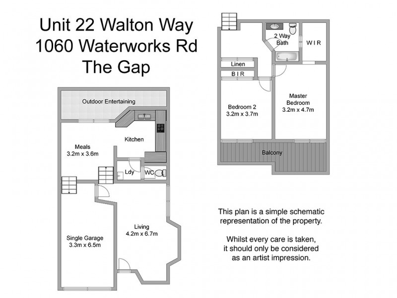 Unit 22 / 1060 Waterworks Road, The Gap QLD 4061 Floorplan