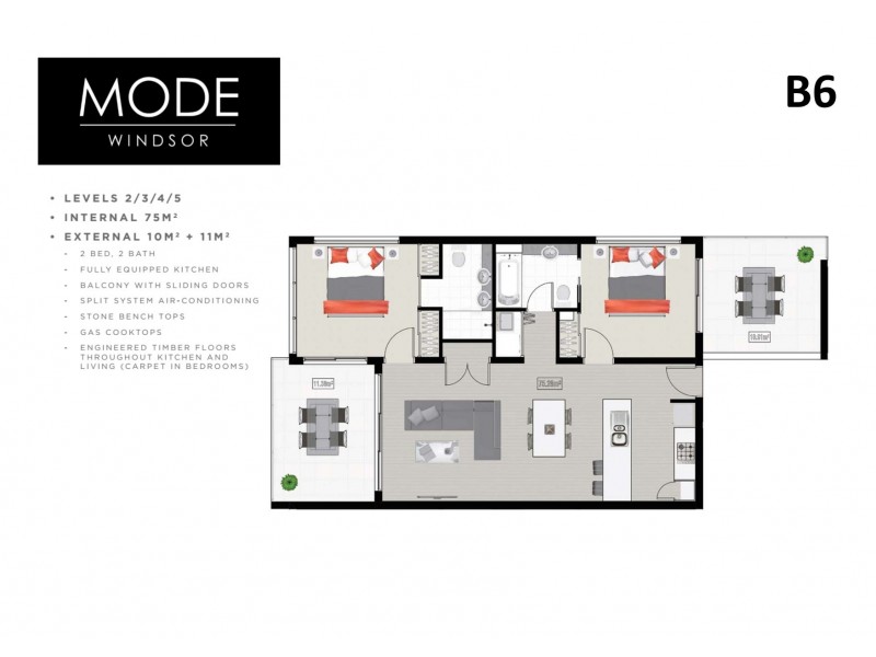 R79/26 Le Geyt Street, Windsor QLD 4030 Floorplan