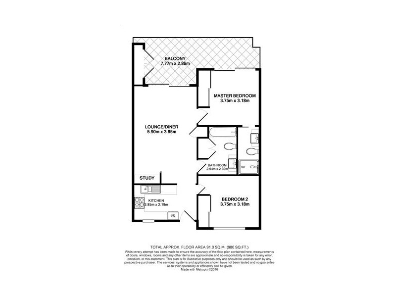 45/41 Beeston, Teneriffe QLD 4005 Floorplan