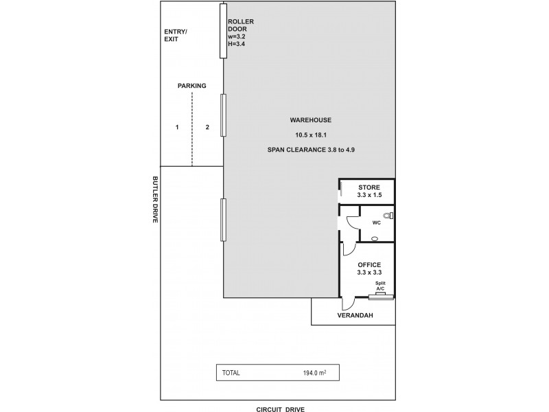 4/18 Circuit Drive, Hendon SA 5014 Floorplan