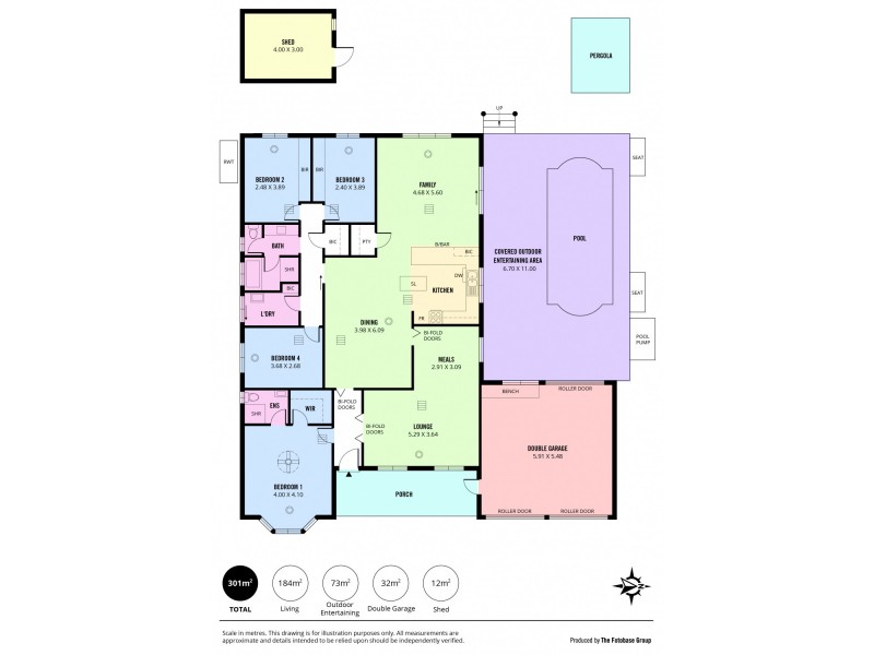 54 Cambridge Terrace, Hillbank SA 5112 Floorplan