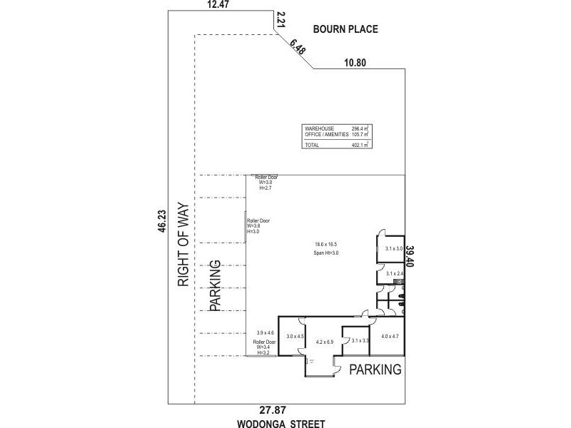 42 Wodonga Street, Beverley SA 5009 Floorplan