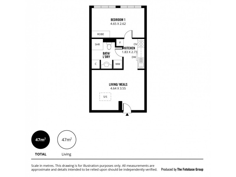 405/281 North Terrace, Adelaide SA 5000 Floorplan