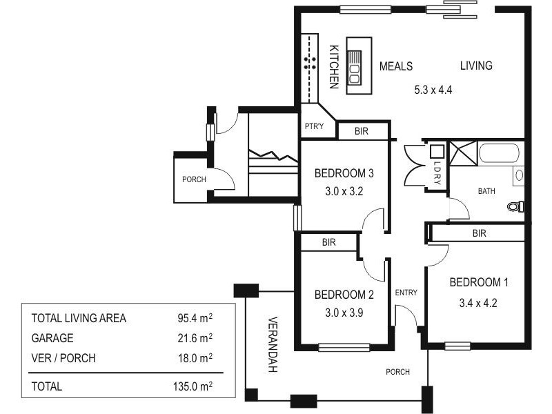 1/18a FREEMAN AVE, Munno Para West SA 5115 Floorplan