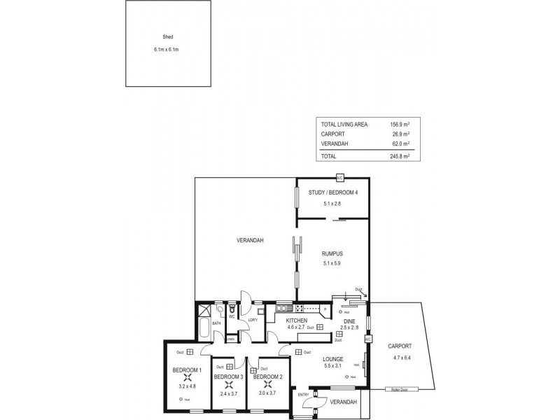 6 CAMERON ROAD, Elizabeth Vale SA 5112 Floorplan