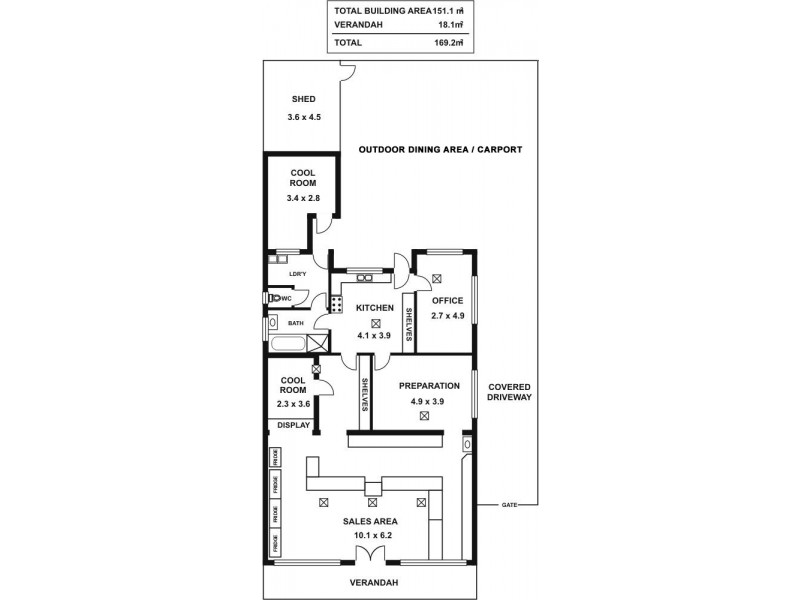 335A CHURCHILL ROAD, Kilburn SA 5084 Floorplan