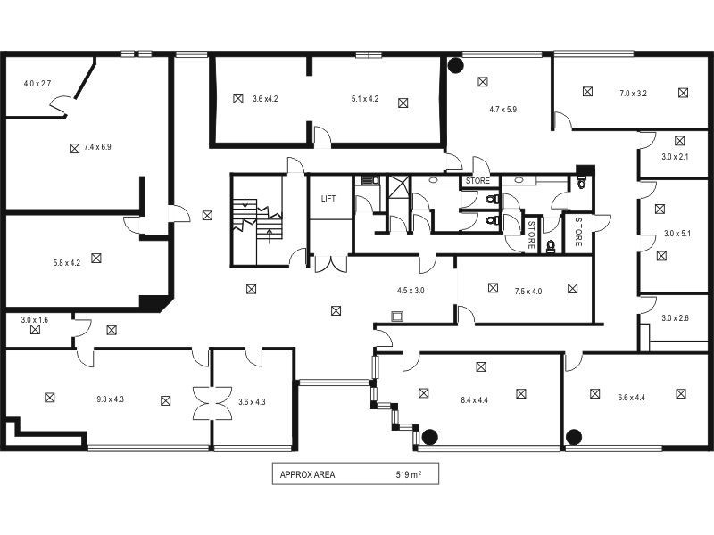 Unit 4, 282 Gouger, Adelaide SA 5000 Floorplan