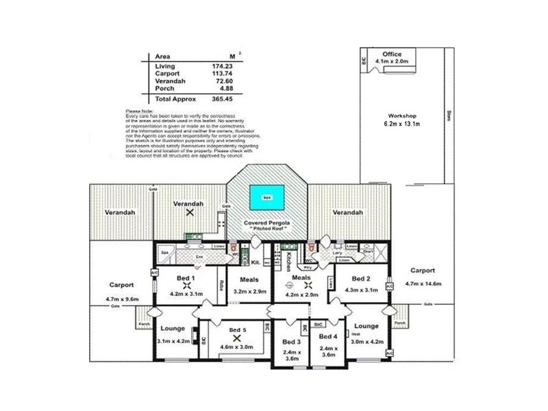 19 GREEN ST, Elizabeth Park SA 5113 Floorplan