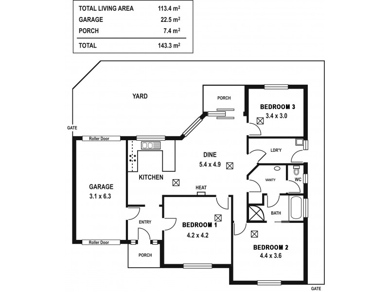 1,19 Patricia Avenue, Hillcrest SA 5086 Floorplan