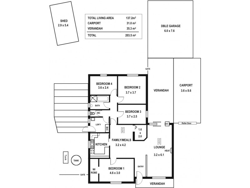16 PARACHILNA CT, Smithfield SA 5114 Floorplan