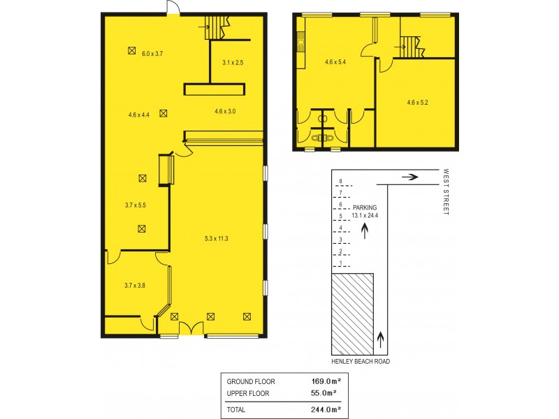 206A Henley Beach Rd, Torrensville SA 5031 Floorplan