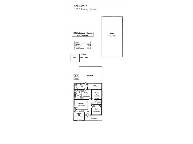 129 Salisbury Hwy, Salisbury SA 5108 Floorplan