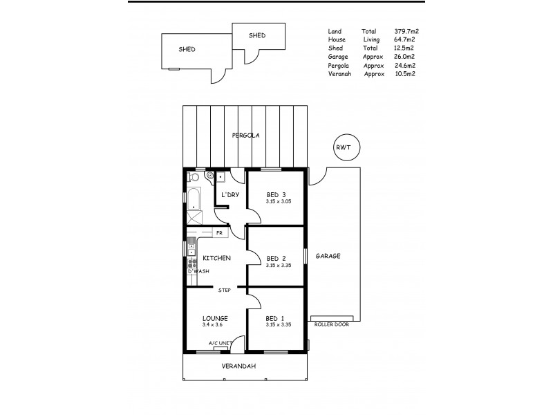 91 WATTLE AVE, Royal Park SA 5014 Floorplan