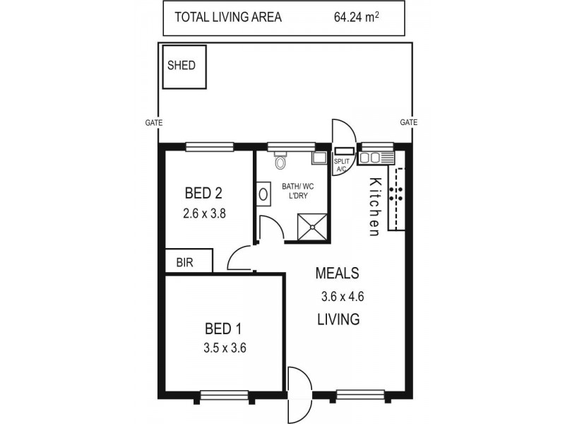 30/118 Lipsett Terrace, Brooklyn Park SA 5032 Floorplan