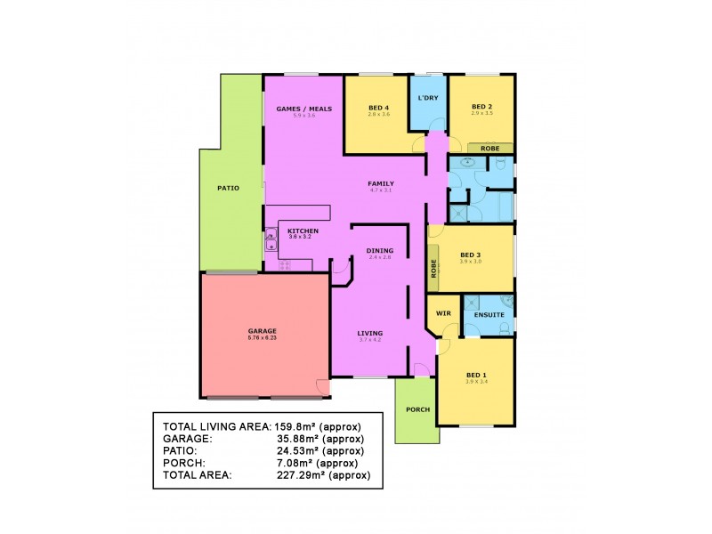 20 AMES, Evanston Park SA 5116 Floorplan