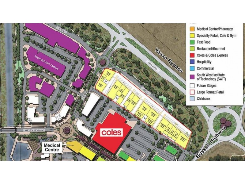 Corner Bussell Highway and Vasse Bypass, Vasse WA 6280