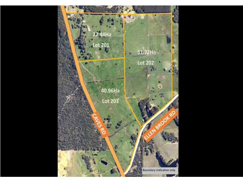 Lot 203 Caves Road and Lot 202 (622) Ellen Brook Road, Cowaramup WA 6284