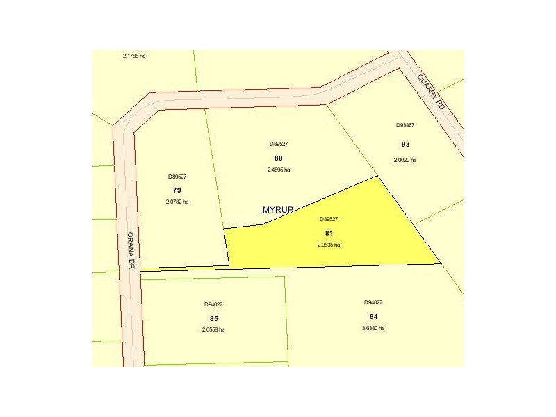 Lot 81 Orana Drive, Myrup WA 6450