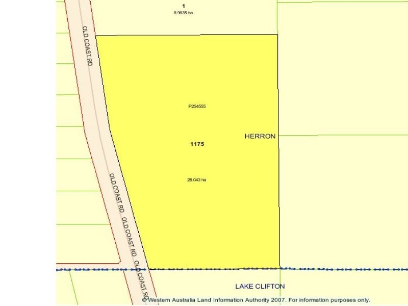 Lot 1175 Old Coast Road, Lake Clifton WA 6215