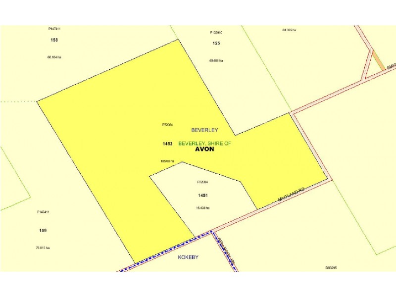 Lot 1452 Maitland Road, Beverley WA 6304
