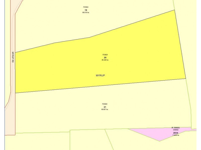 Lot 20 Myrup Road, Myrup WA 6450