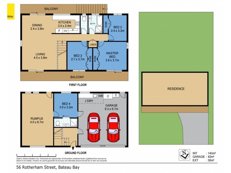 56 Rotherham Street, Bateau Bay NSW 2261 Floorplan