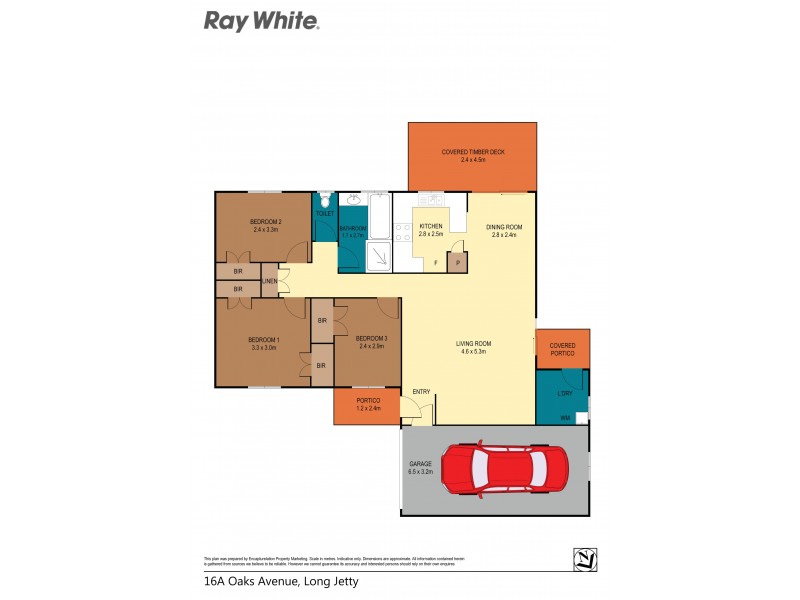 16A Oaks Avenue, Long Jetty NSW 2261 Floorplan