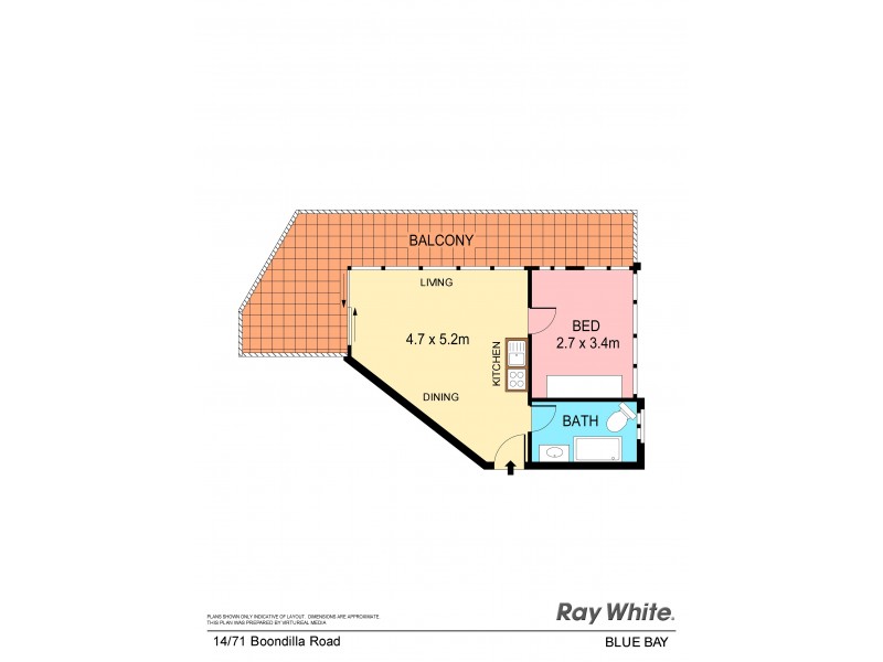14/71 Boondilla Road, Blue Bay NSW 2261 Floorplan