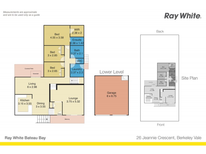 26 Jeannie Crescent, Berkeley Vale NSW 2261 Floorplan