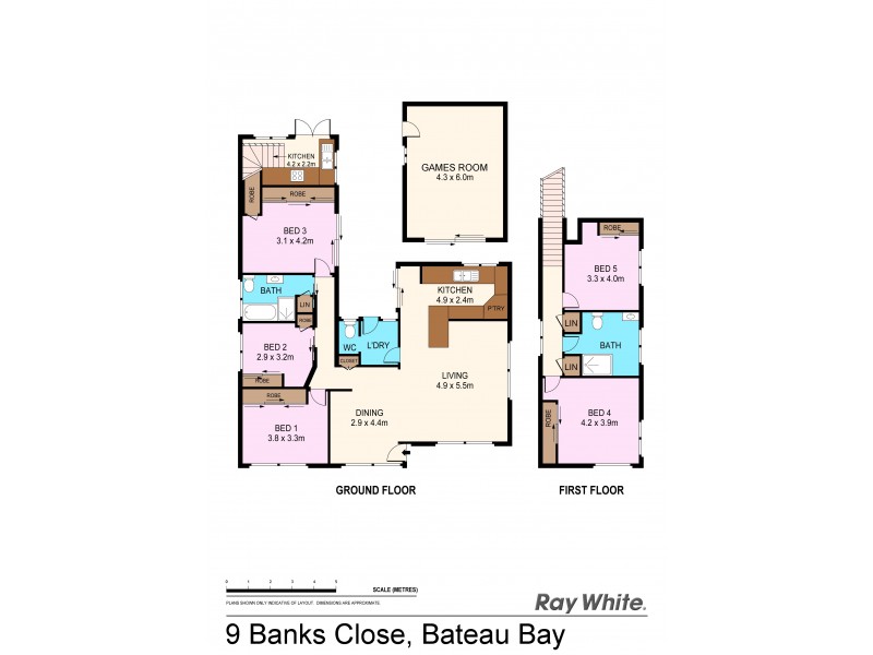 9 Banks Cl, Bateau Bay NSW 2261 Floorplan