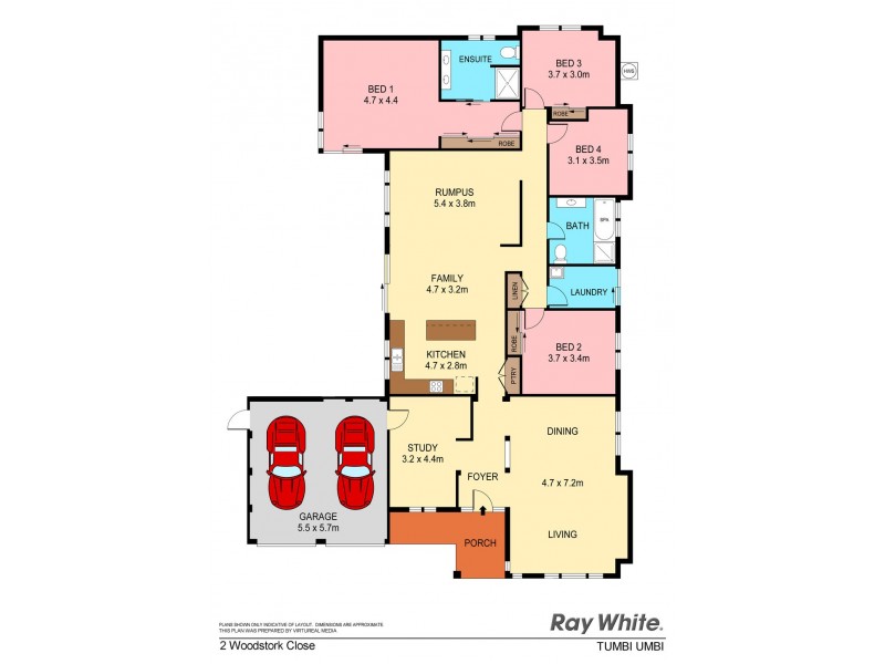 2 Woodstork Close, Tumbi Umbi NSW 2261 Floorplan