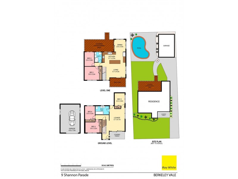 9 Shannon Parade, Berkeley Vale NSW 2261 Floorplan