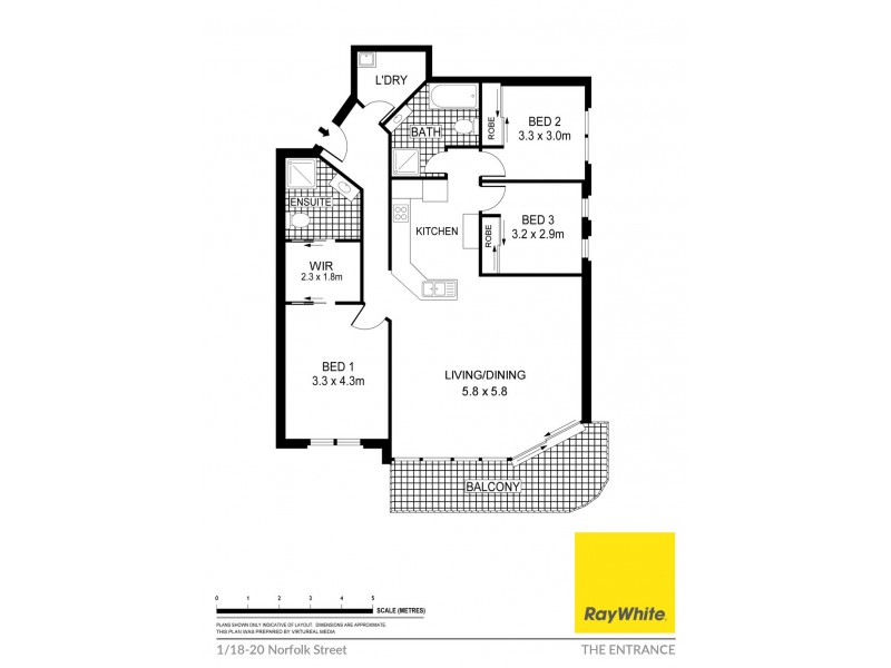 1/18-20 Norfolk Street, The Entrance NSW 2261 Floorplan
