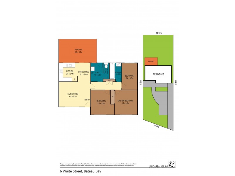 6 Waite Street, Bateau Bay NSW 2261 Floorplan