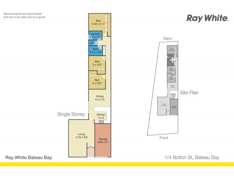 1/4 Bolton Street, Bateau Bay NSW 2261 Floorplan