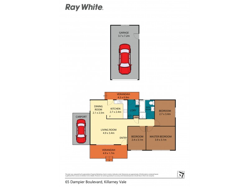 65 Dampier Boulevard, Killarney Vale NSW 2261 Floorplan