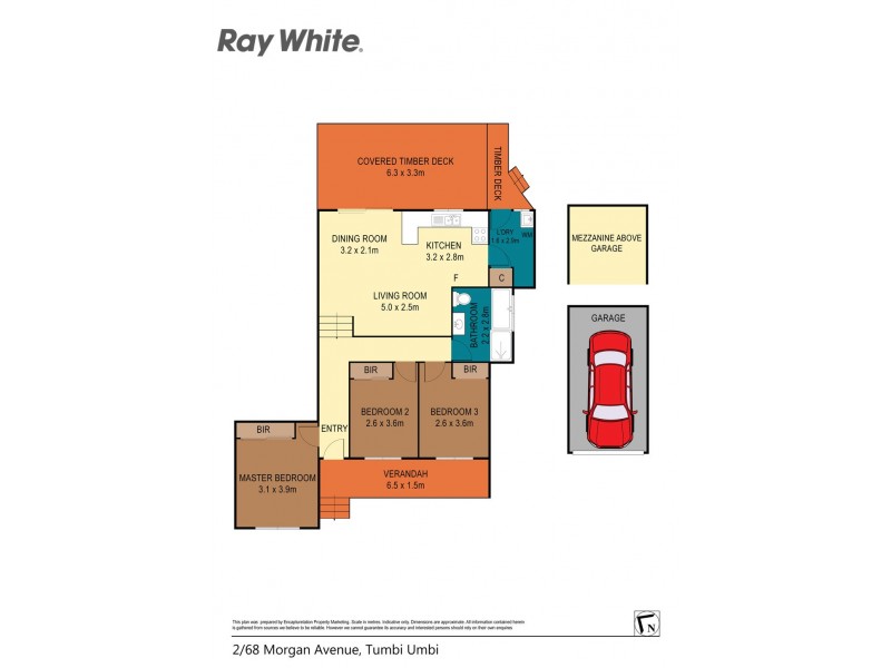 2/68 Morgan Avenue, Tumbi Umbi NSW 2261 Floorplan