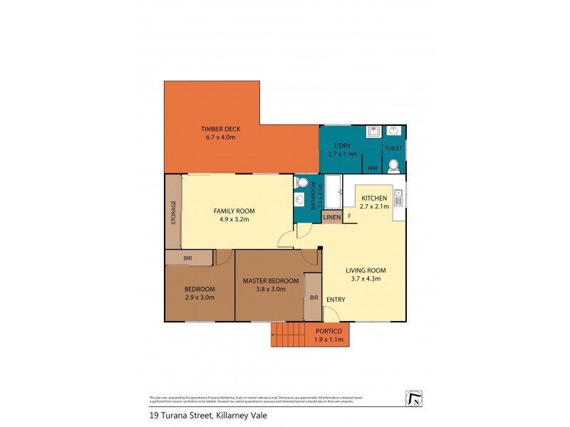 19 Turana Street, Killarney Vale NSW 2261 Floorplan