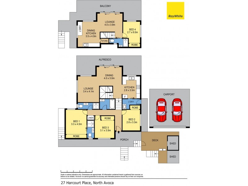 27 Harcourt Place, North Avoca NSW 2260 Floorplan