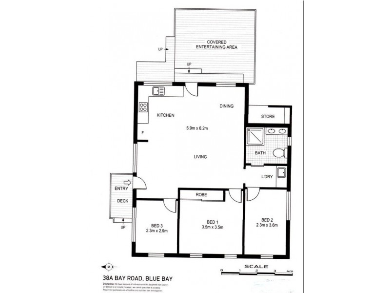 38A Bay Road, Blue Bay NSW 2261 Floorplan