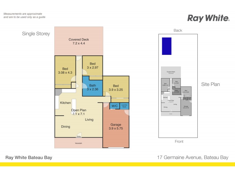 17 Germaine Avenue, Bateau Bay NSW 2261 Floorplan