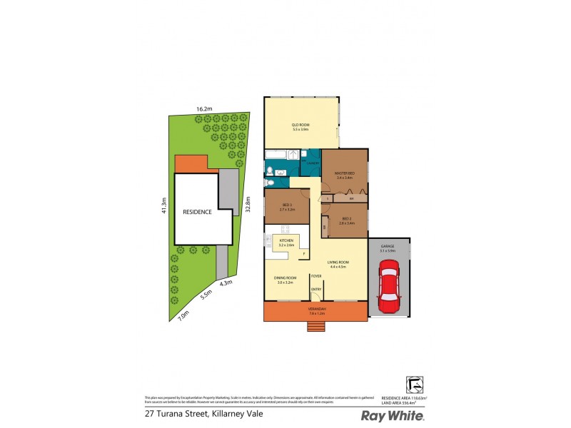27 Turana Street, Killarney Vale NSW 2261 Floorplan