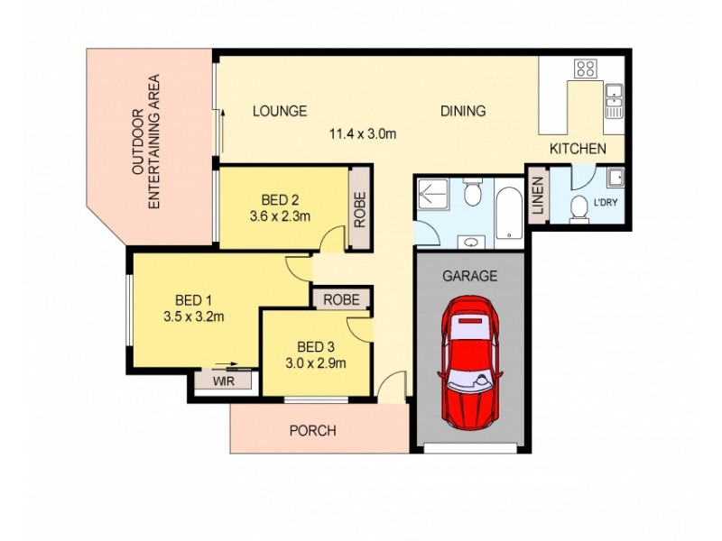 8 Harold Close, Bateau Bay NSW 2261 Floorplan